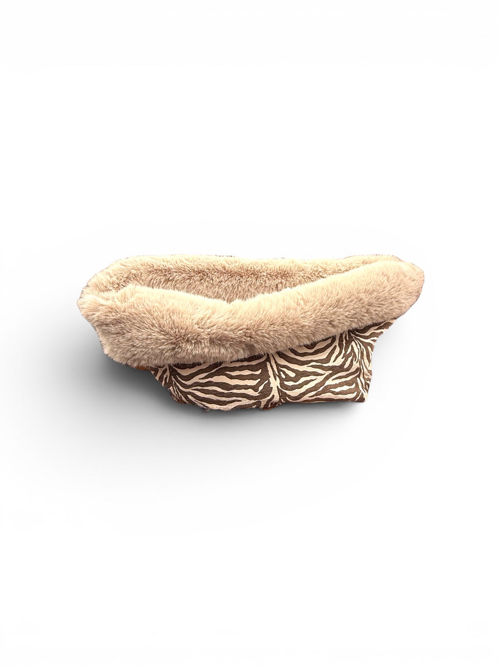 Luxury FiouStar To Go Hundetragetasche Taupe Loden Zebra
