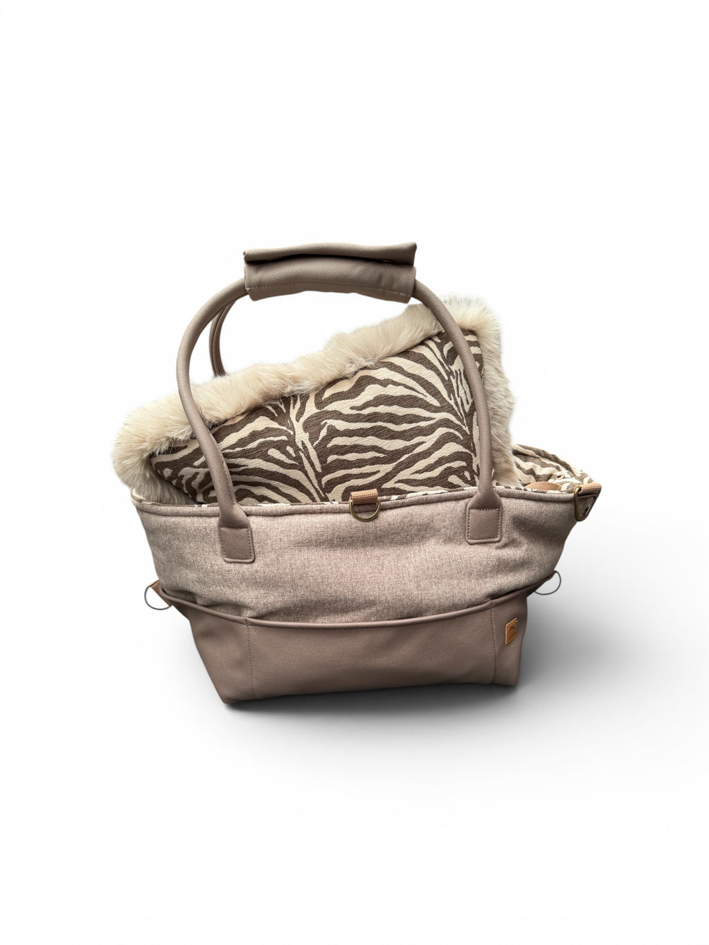 Luxury FiouStar To Go Hundetragetasche Taupe