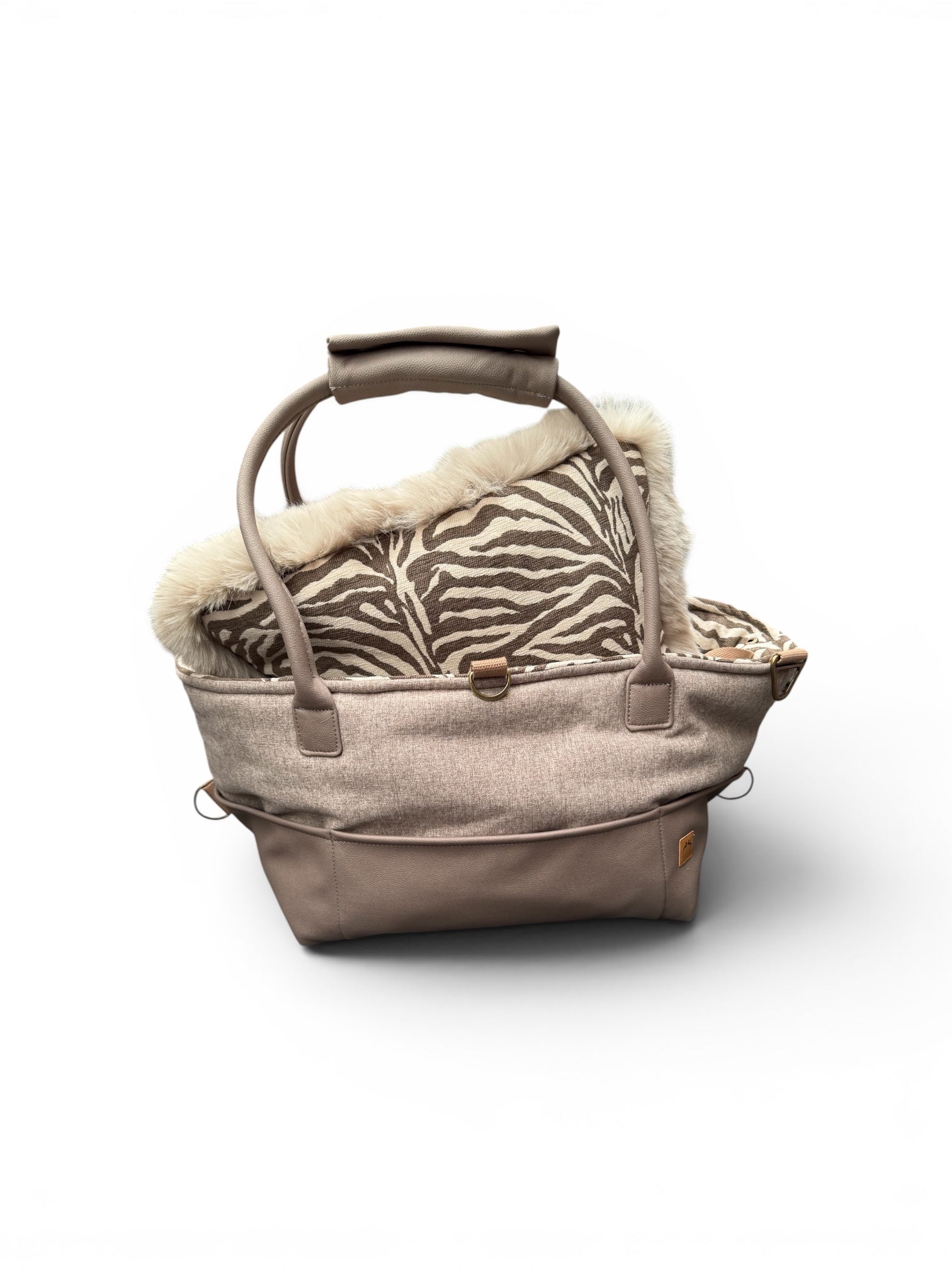 Luxury FiouStar To Go Hundetragetasche Taupe