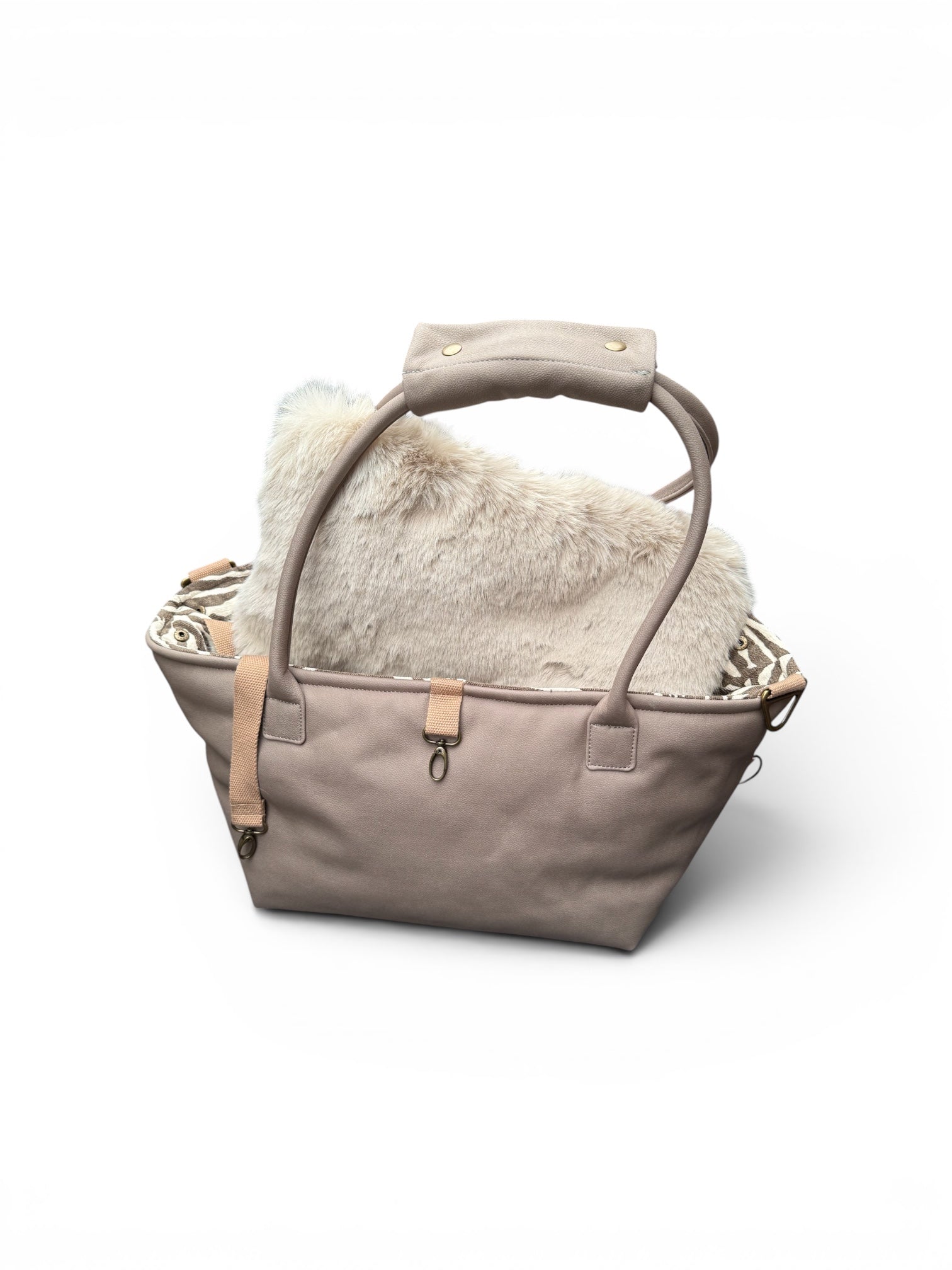 Luxury FiouStar To Go Hundetragetasche Taupe