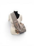 Crossbag 2 in 1 Hundetragetasche Loden Optik Grau