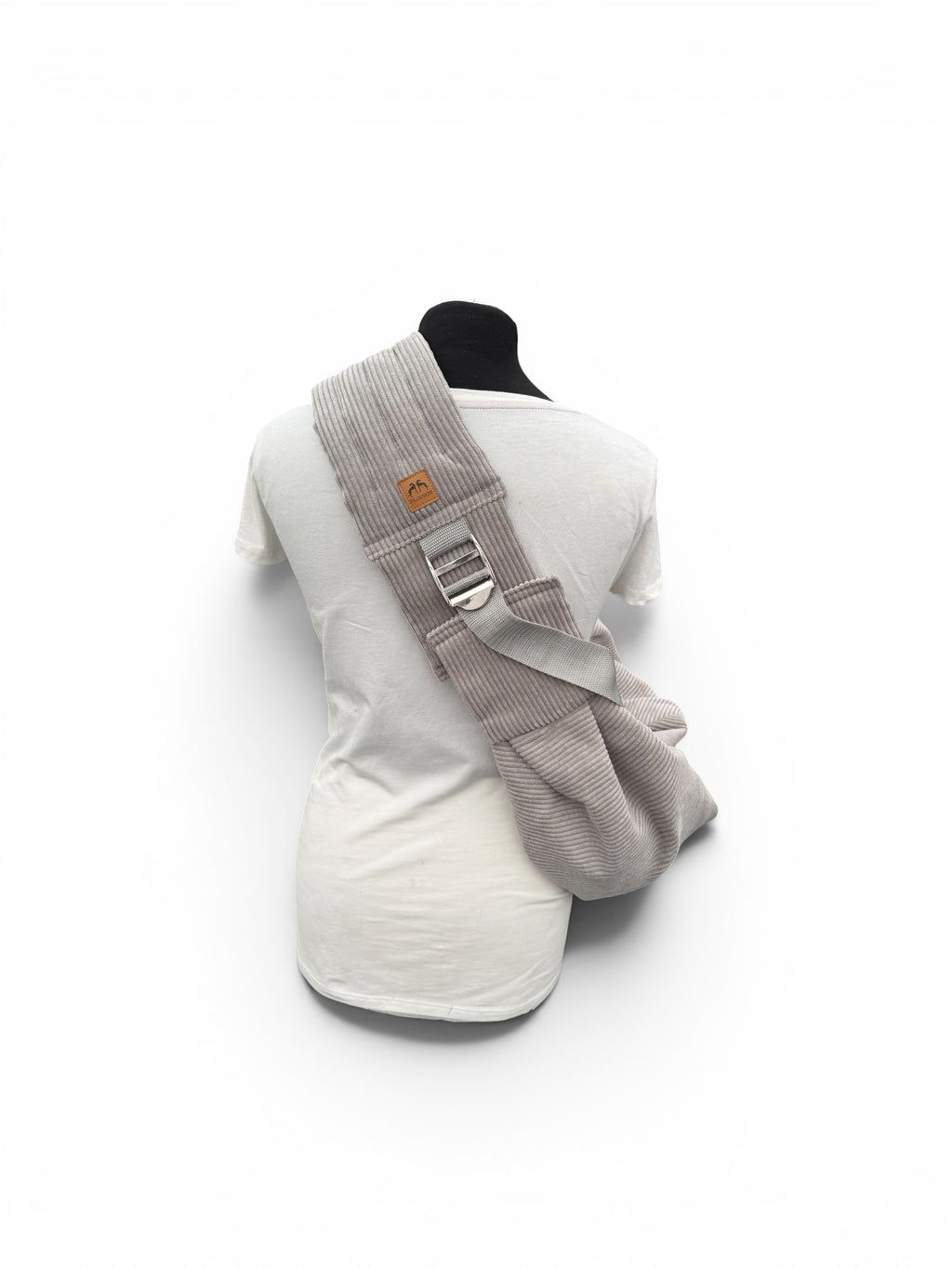Crossbag 2 in 1 Hundetragetasche Cord Grau