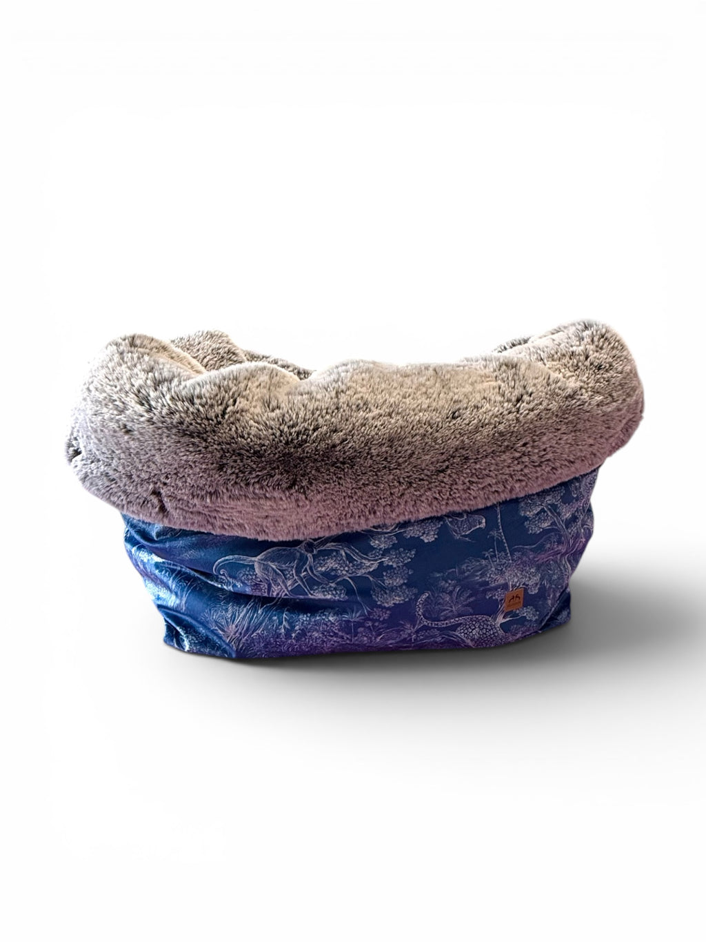 Special Kuschelhöhle Jungle Blau Velour M