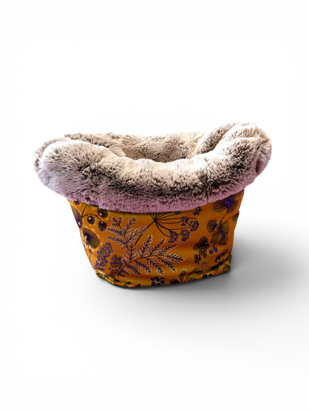 Special Kuschelhöhle Flower Gelb Velour XS