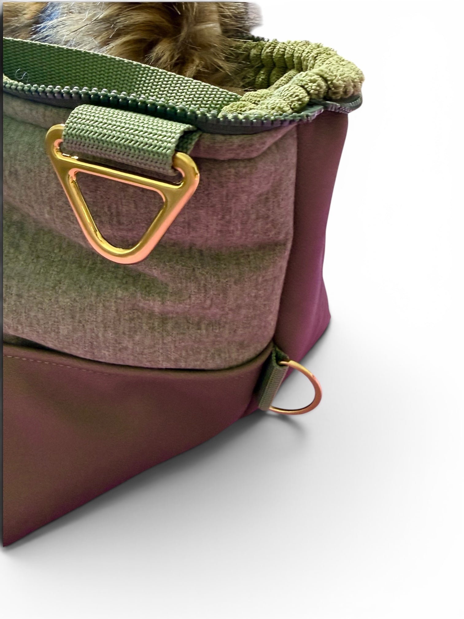 Luxury FiouStar To Go Hundetragetasche Grün
