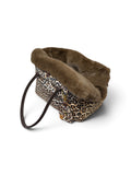 Luxury FiouStar Swing Hundetragetasche Leo Love Braun