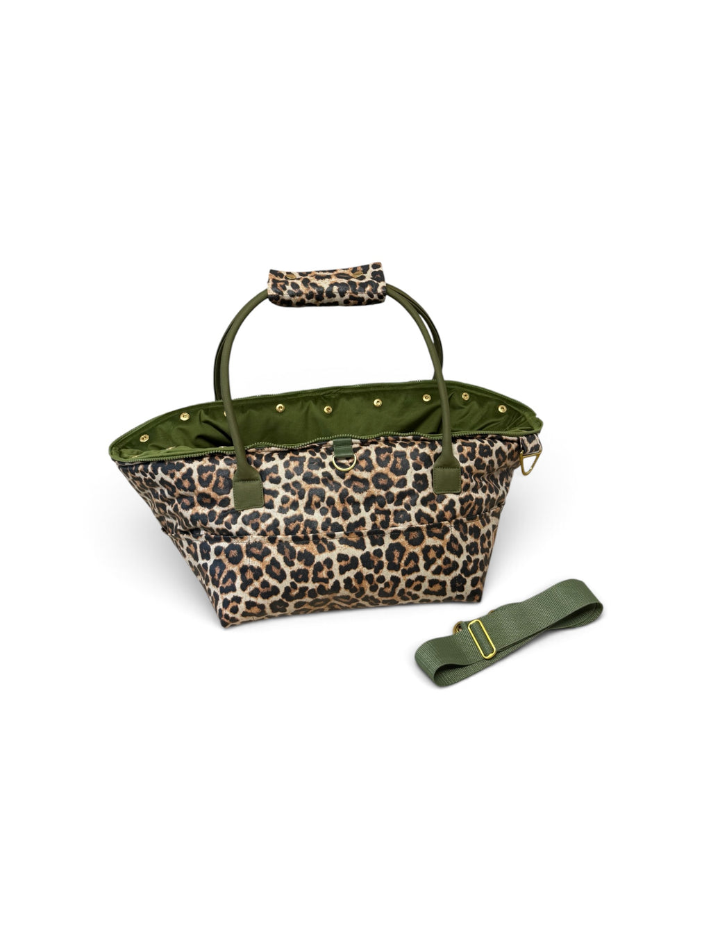 Hundetragetasche Anfertigung FiouStar Fly & Travel Leo Love Grün