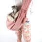Preview: Hundetragetasche FiouStar Cross Cord Rose