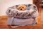 Preview: Unsere FiouStar Kuschelhöhle To Go Light Grey