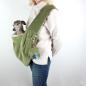Preview: Hundetragetasche FiouStar Cross Cord Green