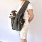 Preview: Hundetragetasche FiouStar Cross Cord Green