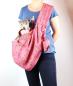 Preview: Hundetragetasche FiouStar Cross Hobobag Summer Custo Pink