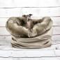 Preview: Kuschelhöhle Fiou Star Royal Velour Taupe