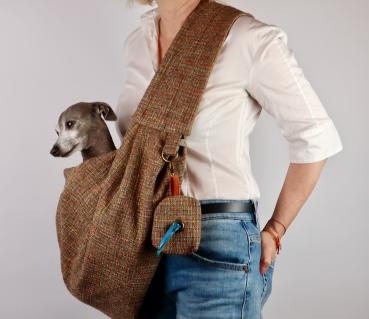 Preview: Hundetragetasche FiouStar Cross Hobobag Summer Fumiko Orange