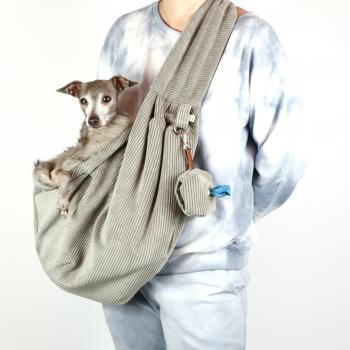 Hundetragetasche FiouStar Cross Cord Grey