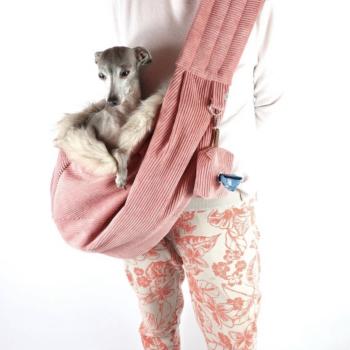 Hundetragetasche FiouStar Cross Cord Rose