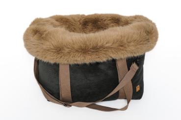 Unsere FiouStar Kuschelhöhle to go Happy Dark Grey