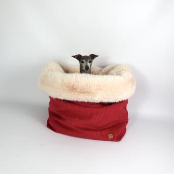 Kuschelhöhle FiouStar Royal Cord Pink deluxe