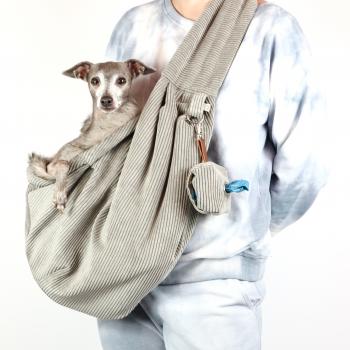 Hundetragetasche FiouStar Cross Cord Grey