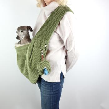 Hundetragetasche FiouStar Cross Cord Green