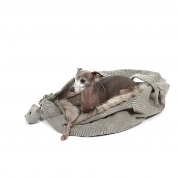 Hundetragetasche FiouStar Cross Cord Grey