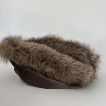 Luxushundetasche FiouStar Swing Nappa Taupe.