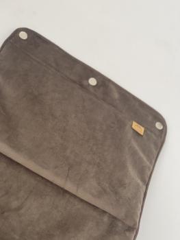 Luxushundetasche FiouStar Swing Nappa Taupe.