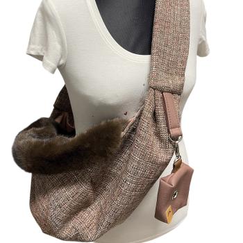 Hundetragetasche FiouStar Crossbag Mini 2 in 1