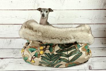 Kuschelhöhle FiouStar Royal Ginkgo Beige