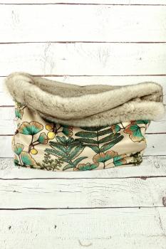 Kuschelhöhle FiouStar Royal Ginkgo Beige
