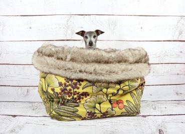 Kuschelhöhle Fiou Star Royal Ginkgo Yellow