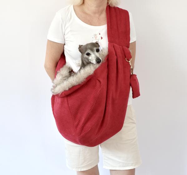 Hundetragetasche FiouStar Cross Cord Green