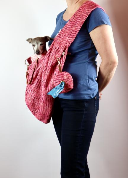 Hundetragetasche FiouStar Cross Hobobag Summer Custo Pink