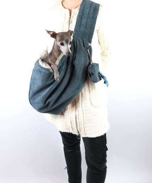 Hundetragetasche FiouStar Cross Cord Blue