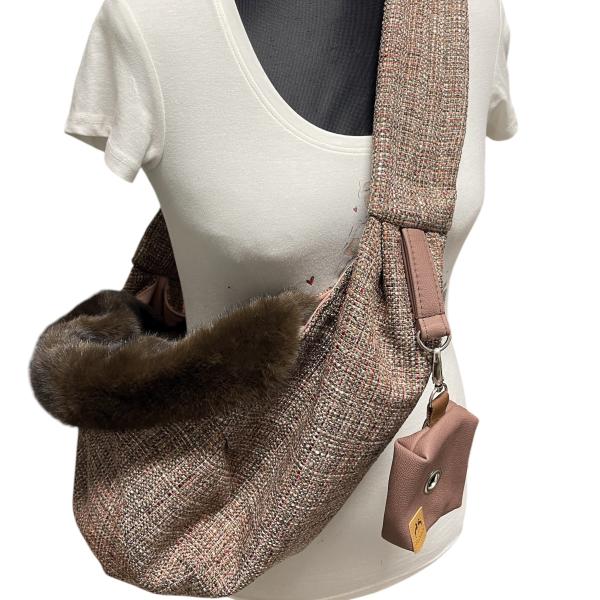 Hundetragetasche FiouStar Crossbag Mini 2 in 1